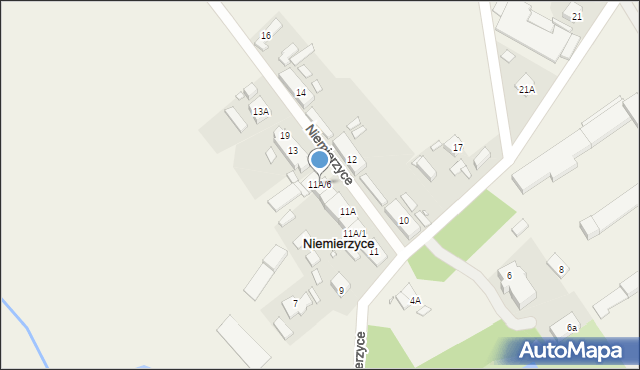 Niemierzyce, Niemierzyce, 11A/6, mapa Niemierzyce