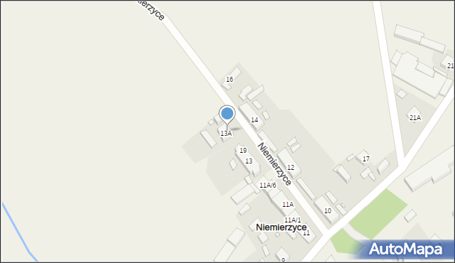 Niemierzyce, Niemierzyce, 15A, mapa Niemierzyce