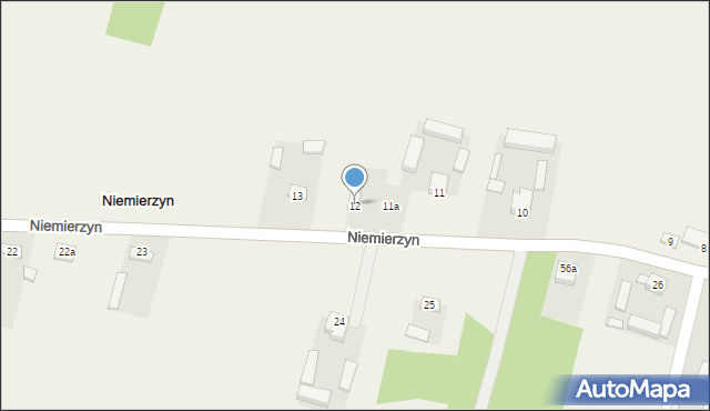 Niemierzyn, Niemierzyn, 12, mapa Niemierzyn