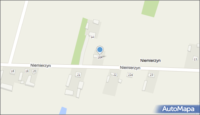 Niemierzyn, Niemierzyn, 14A, mapa Niemierzyn