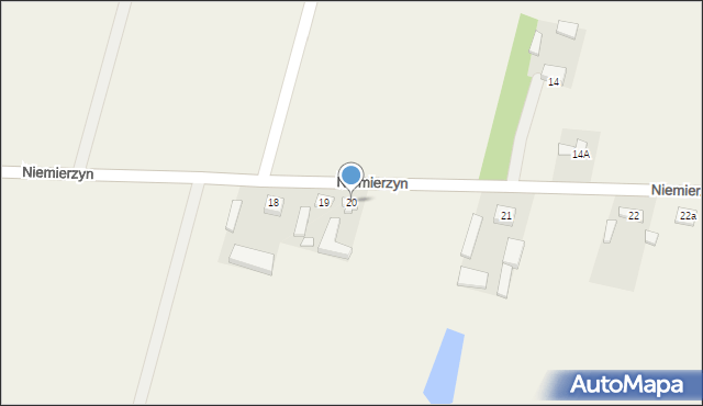 Niemierzyn, Niemierzyn, 20, mapa Niemierzyn