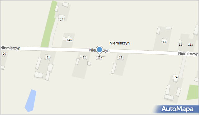 Niemierzyn, Niemierzyn, 22a, mapa Niemierzyn