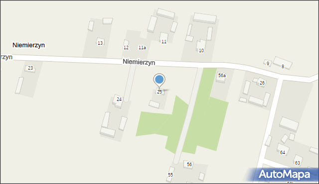 Niemierzyn, Niemierzyn, 25, mapa Niemierzyn