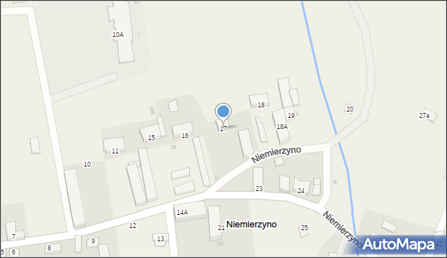 Niemierzyno, Niemierzyno, 17, mapa Niemierzyno