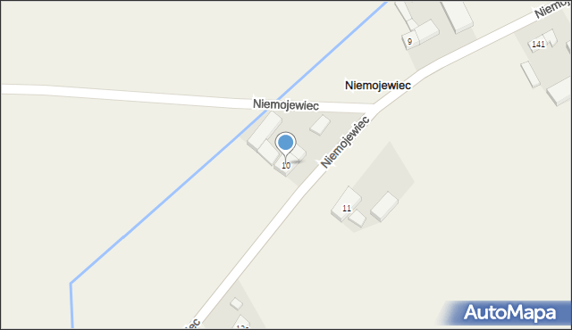 Niemojewiec, Niemojewiec, 10, mapa Niemojewiec