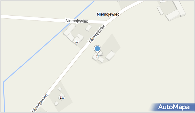 Niemojewiec, Niemojewiec, 11, mapa Niemojewiec