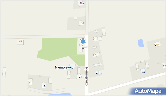 Niemojewko, Niemojewko, 14, mapa Niemojewko