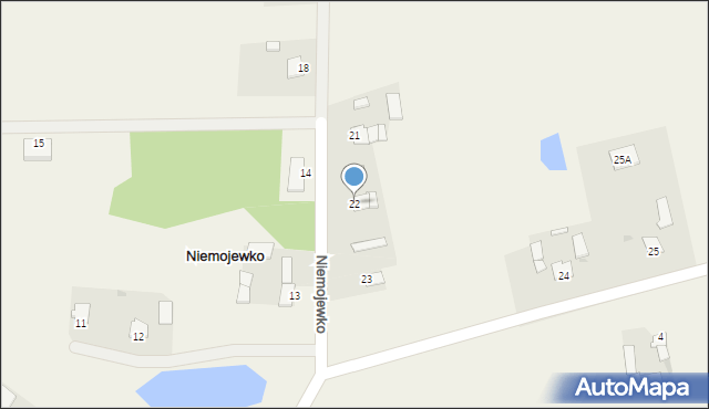 Niemojewko, Niemojewko, 22, mapa Niemojewko