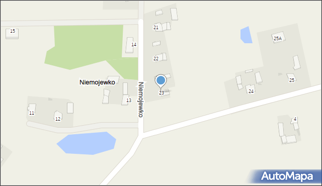 Niemojewko, Niemojewko, 23, mapa Niemojewko