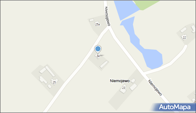 Niemojewo, Niemojewo, 24, mapa Niemojewo