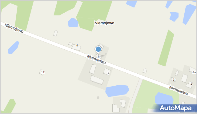 Niemojewo, Niemojewo, 8, mapa Niemojewo