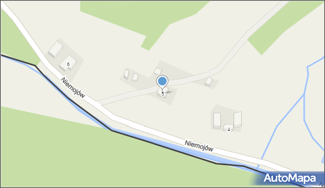 Niemojów, Niemojów, 5, mapa Niemojów