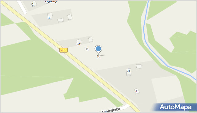 Niemścice, Niemścice, 3c, mapa Niemścice