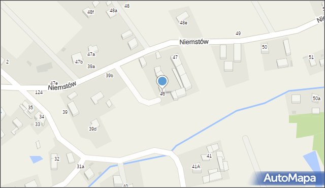 Niemstów, Niemstów, 46, mapa Niemstów