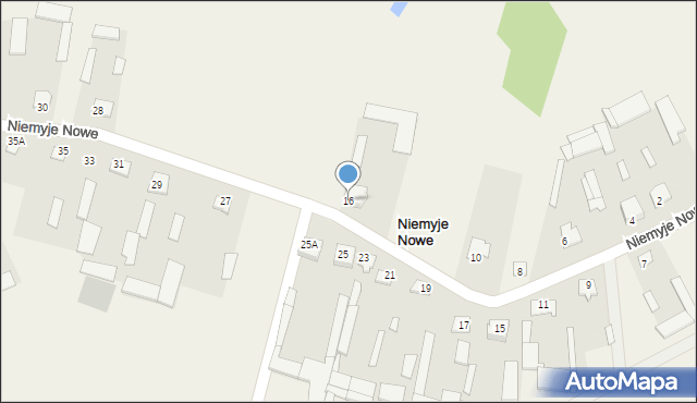 Niemyje Nowe, Niemyje Nowe, 16, mapa Niemyje Nowe