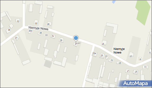 Niemyje Nowe, Niemyje Nowe, 27, mapa Niemyje Nowe