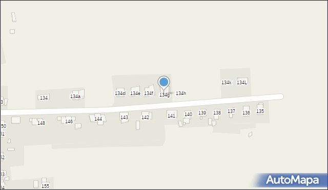 Niemysłowice, Niemysłowice, 134g, mapa Niemysłowice