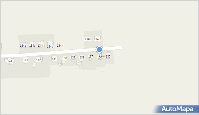 Niemysłowice, Niemysłowice, 136, mapa Niemysłowice