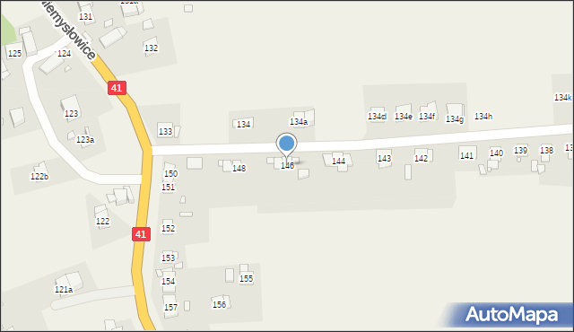 Niemysłowice, Niemysłowice, 146, mapa Niemysłowice