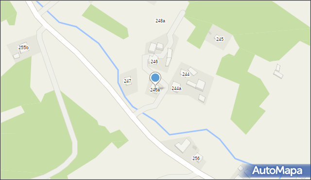 Nienadowa, Nienadowa, 246a, mapa Nienadowa