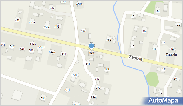 Nienadowa, Nienadowa, 545, mapa Nienadowa