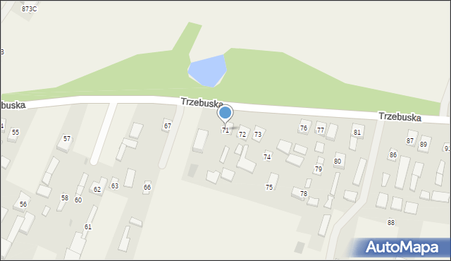 Nienadówka, Nienadówka, 71, mapa Nienadówka