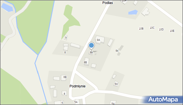 Nienadówka, Nienadówka, 8a, mapa Nienadówka