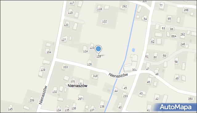 Nienaszów, Nienaszów, 128, mapa Nienaszów