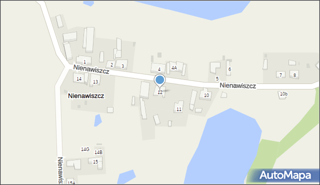 Nienawiszcz, Nienawiszcz, 12, mapa Nienawiszcz