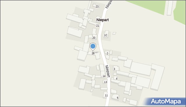 Niepart, Niepart, 16, mapa Niepart