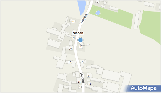 Niepart, Niepart, 1C, mapa Niepart