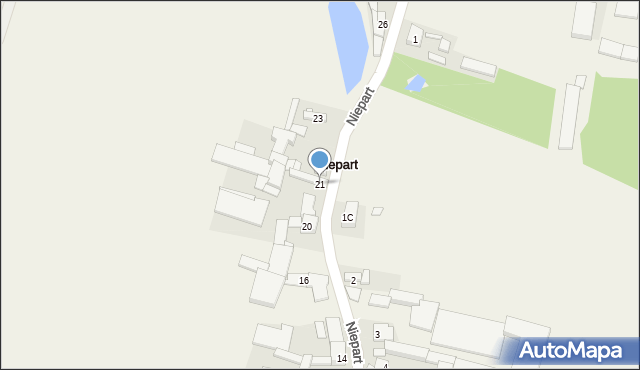 Niepart, Niepart, 21, mapa Niepart