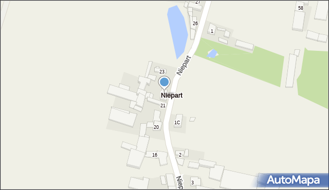 Niepart, Niepart, 22, mapa Niepart