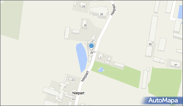 Niepart, Niepart, 26, mapa Niepart