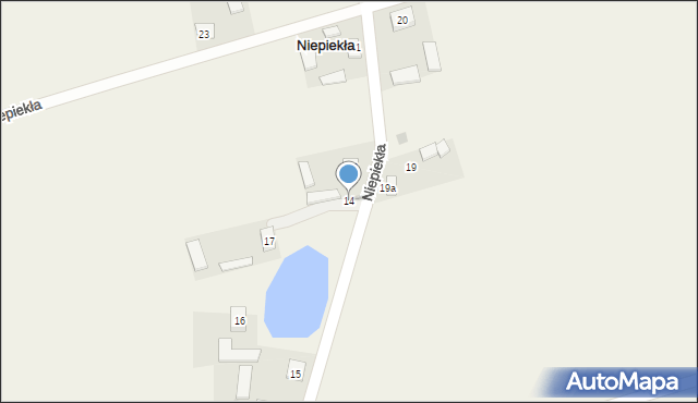 Niepiekła, Niepiekła, 14, mapa Niepiekła