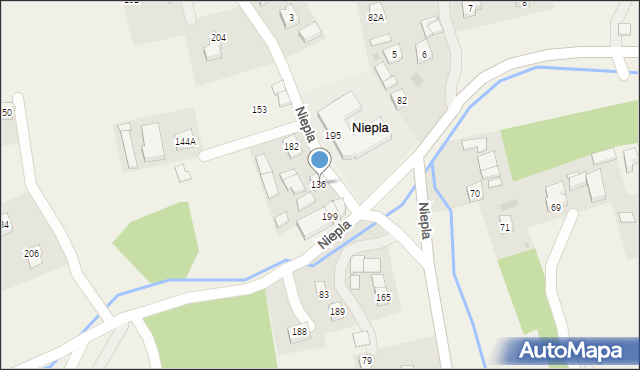 Niepla, Niepla, 163, mapa Niepla