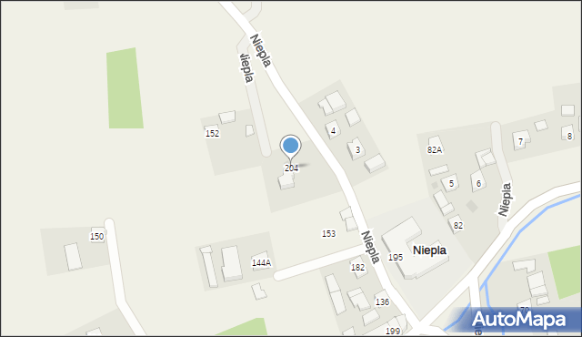 Niepla, Niepla, 204, mapa Niepla