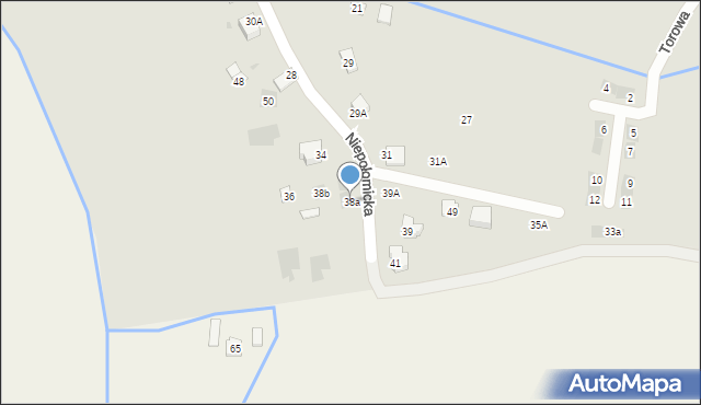 Niepołomice, Niepołomicka, 38a, mapa Niepołomice