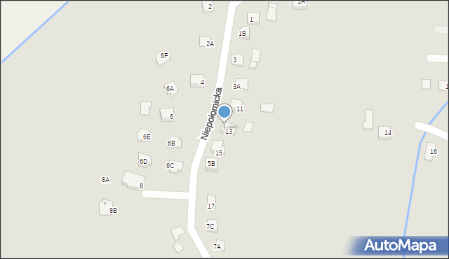 Niepołomice, Niepołomicka, 5, mapa Niepołomice