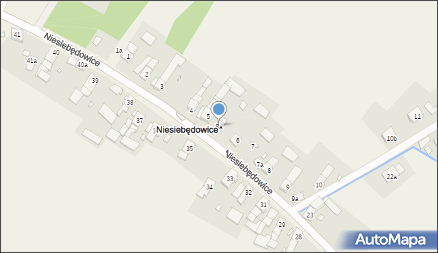 Niesiebędowice, Niesiebędowice, 5a, mapa Niesiebędowice