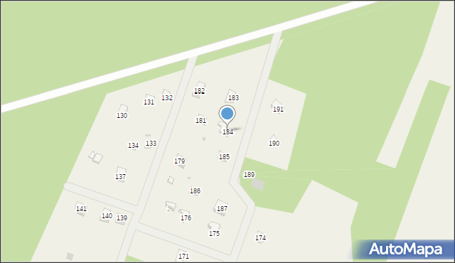 Niesiołowice, Niesiołowice, 184, mapa Niesiołowice