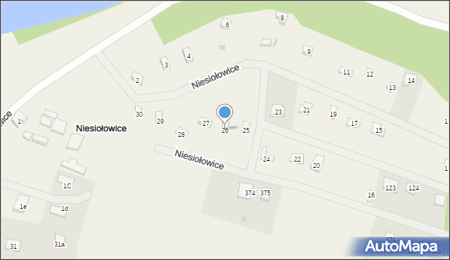 Niesiołowice, Niesiołowice, 26, mapa Niesiołowice