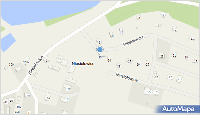 Niesiołowice, Niesiołowice, 30, mapa Niesiołowice