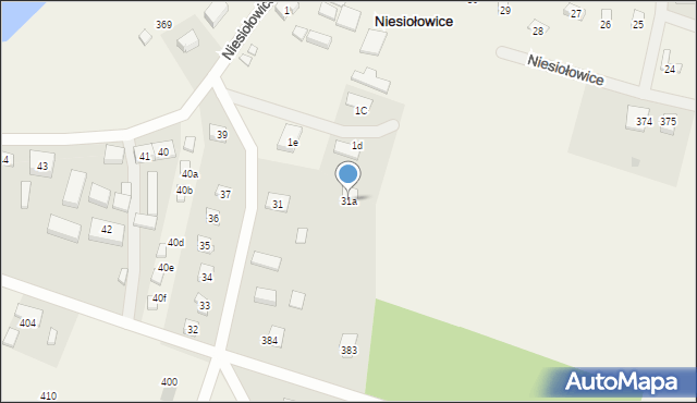 Niesiołowice, Niesiołowice, 31a, mapa Niesiołowice