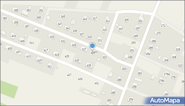 Niestachów, Niestachów, 325, mapa Niestachów