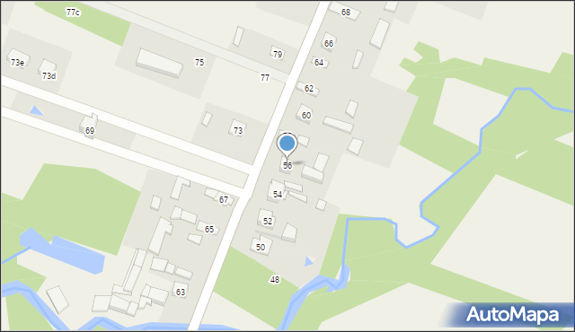 Niestachów, Niestachów, 56, mapa Niestachów