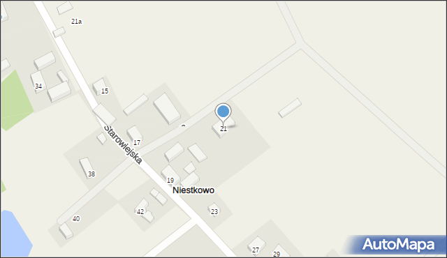 Niestkowo, Niestkowo, 19b, mapa Niestkowo