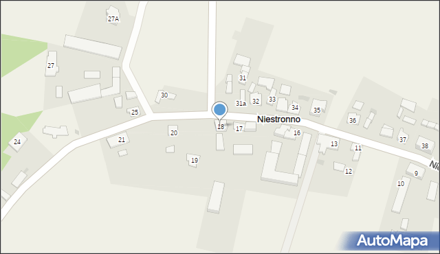 Niestronno, Niestronno, 18, mapa Niestronno