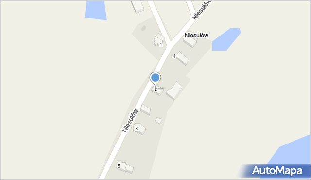 Niesułów, Niesułów, 2, mapa Niesułów