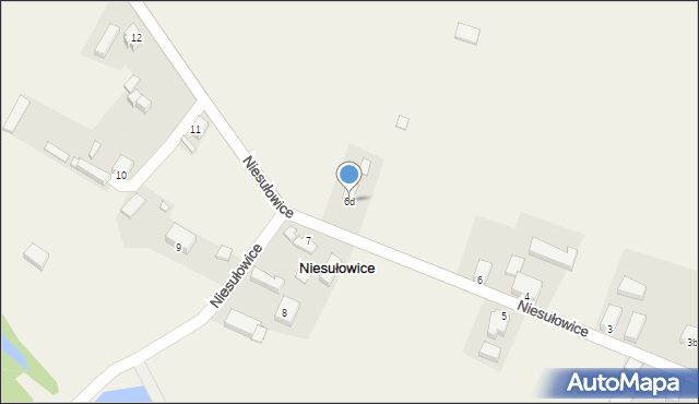 Niesułowice, Niesułowice, 6d, mapa Niesułowice